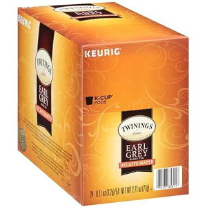 gCjO Iu h VRJtFCX A[ OC eB[ 24 JEg K Jbv (2 pbN) Twinings of London Naturally Decaffeinated Earl Grey Tea 24-Count K-Cups (Pack of 2)