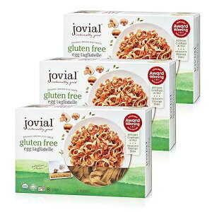 Jovial Whole Grain Brown Rice Egg Tagliatelle Pasta - Pasta Tagliatelle, Tagliatelle Pasta, Whole Grain Pasta, Organic Pasta, Gluten Free, Dairy Free, Brown Rice Pasta, Made in Italy - 9 Oz, 3 Pack