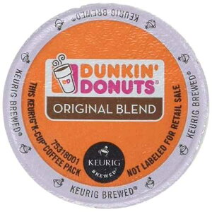 _Lh[ic IWiuh|bh KJbv|bh 54 (pbP[W͈قȂꍇ܂) Dunkin' Donuts Dunkin Donuts Original Blend Pods K-Cup Pods 54 Count (Pack May Vary)