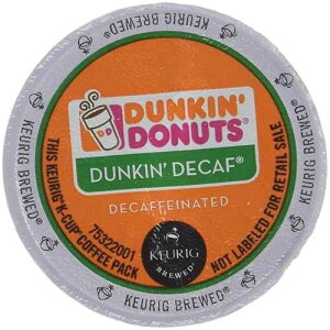 _Lh[ic fJtFR[q[ KJbv L[O KJbv u[Yp - 32pbN Dunkin' Donuts Dunkin Donuts Decaf Coffee K-Cups For Keurig K Cup Brewers - 32 Pack