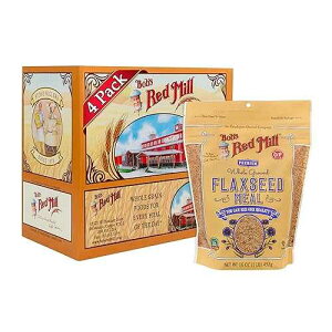 Bob's Red Mill Flaxseed Meal, 16oz (Pack of 4) - Non GMO, Vegan, Paleo Friendly, Keto Friendly, Kosher