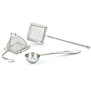 VAHDAM Perfect Serve Tea Spoon Get 2 Infusers Free Stainless Steel, Perfect Measure Loose Leaf Tea Spoon With Extra Square Tea Infuser & Pyramid Tea Infuser - Durable Tea Maker