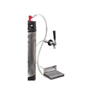 �֌��A�V�����N�A�h���b�v�g���C�A�b�v�O���[�h�L�b�g (�s�����b�N) Homebrewers Outpost Faucet, Shank and Drip Tray Upgrade Kit (Pin Lock)