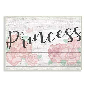 Stupell sÑõvZXɂLbY[ NEvNbNTCEH[v[NA[gA10 x 15Aւĕč Stupell Industries The Kids Room By Stupell Pink Roses Princess with