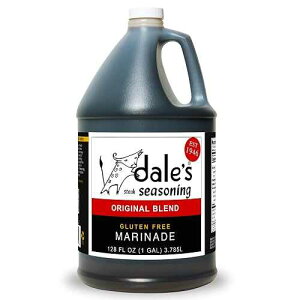 Dale's �X�e�[�L�V�[�Y�j���O �t�@�~���[�T�C�Y (1 �K����) - �O���e���t���[ �X�e�[�L�}���l Dale's Steak Seasoning Family Size (1 Gallon) - Gluten Free Steak Marinade