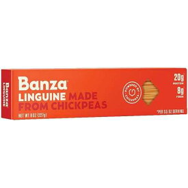 Banza, Pasta, Chickpea, Linguine, Pack of 12, Size 8 OZ, (GMO Free)