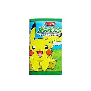 Monster of Pok t Gum 60pcs Green Apple Taste Bubble Gum 0.2oz Japanese Dagashi Topseika Ninjapo