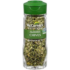 �}�R�[�~�b�N�O�����I�[���i�`�������`���C�u�A0.12�I���X McCormick Gourmet All Natural Chives, 0.12 oz