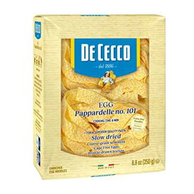 De Cecco Pasta、エッグパッパルデッレ、8.8オンス De Cecco Pasta, Egg Pappardelle, 8.8 Ounce