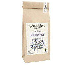 Friendship Organics u[x[ fJtF eB[ASI[KjbNŃtFAg[h̃JtFCXgA^OȂeB[obO (36 ) Friendship Organics Blueberry Decaf Tea, Totally Organic and Fair Trade