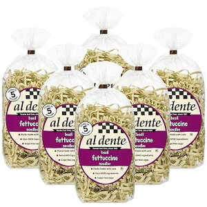 AfeoWtFbg`[lA12IXobOi6pbNj Al Dente Basil Fettuccine, 12-Ounce Bags (Pack of 6)