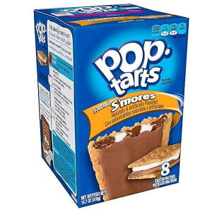 Kellogg's Pop-Tarts Frosted S'mores Toaster Pastries - Fun Breakfast for Kids, Bulk Size Pack of 12 Boxes (96 Count)