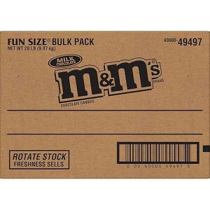 M&M'S Milk Chocolate Candy Fun Size 320 Ounce (Pack of 1) Bulk Package Box