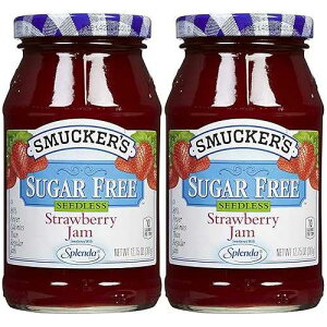 Smucker's Sugar Free Seedless Strawberry Jam, 12.75 Ounce (Pack of 2)