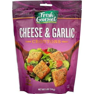 tbVOv~ANgA5IXpbNi3ji`[YK[bNj Fresh gourmet Premium Croutons, 5-Ounce Pack of THREE (3) (Cheese & Garlic)