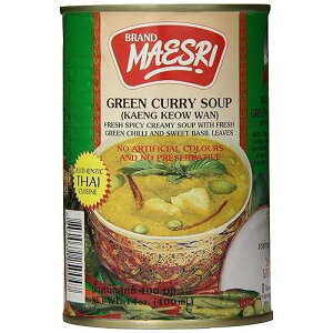 MaeSri �O���[���J���[�X�[�v�A14�I���X (12�p�b�N) MAESRI Brand MaeSri Green Curry Soup, 14 Ounce (Pack of 12)