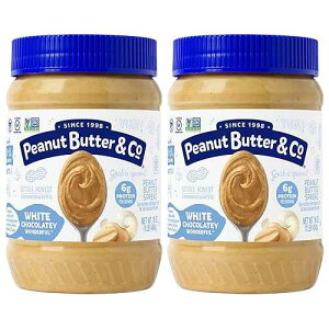 Peanut Butter & Co. White Chocolatey Wonderful Peanut Butter, Non-GMO Project Verified, Gluten Free, Vegan, 16 Ounce (Pack of 2)