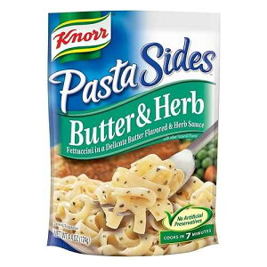 Nm[ pX^TCh: o^[ & n[u tFbg`[j (4 pbN) 4.4 IX obO Knorr Pasta Sides: Butter & Herb Fettuccini (Pack of 4) 4.4 oz Bags