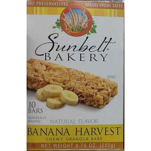 �T���x���g�x�[�J���[ �o�i�i�I�[�c ���݂������̂���O���m�[���o�[ 80�{ Sunbelt Bakery Banana Oat Chewy Granola Bars, 80 Count