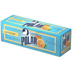 Polar Beverages hCW[XAIWA12 tʃIX (12 pbN) Polar Beverages Dry Juice, Orange, 12 Fluid Ounce (Pack of 12)