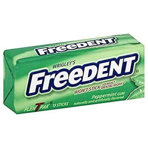 O[Y t[fgKAyp[~gA15 ct Wrigley's Freedent Gum, Peppermint, 15 ct