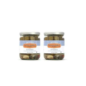 �X�g�b�N�� (2 �p�b�N) - �I�N���̃s�N���X 16 �I���X Pacific Pickle Works Stokra (2-pack) - Pickled okra 16oz