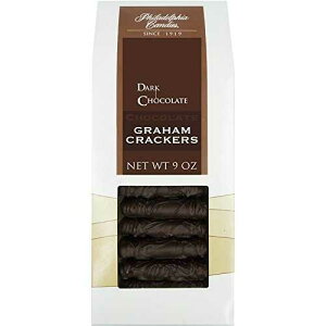 tBftBA LfB[Y `R[g On NbJ[A_[N`R[gŕꂽ 9 IX MtgobO Philadelphia Candies Chocolate Graham Crackers, Dark Chocolate Covered 9 Ounce Gift B