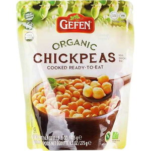 QtFAI[KjbNЂ悱Aς݁AɐHׂ܂B16.9IX (3pbN) T_̏! Gefen, Organic Chickpeas, Cooked, Ready to Eat! 16.9oz (3 Pack) Salad Ready!