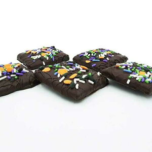 Philadelphia Candies nEBpvLMtgA_[N`R[gŃR[eBOꂽOnNbJ[A6IX Philadelphia Candies Halloween Pumpkin Gift, Dark Chocolate Covered Graham Crackers, 6 Ounce