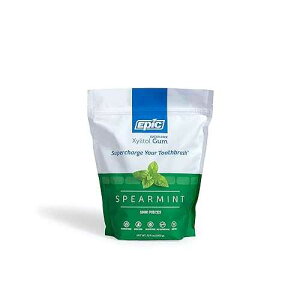 Epic Gum - Aspartame Free 100% Xylitol - Chewing Gum Sugar Free Gum - Spearmint Flavored, 1000 Pieces (Pack of 1)