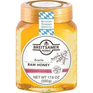 Breitsamer �A�J�V�A �n�j�[ �W���[�A17.6 �I���X (6 �p�b�N) Breitsamer Acacia Honey Jar, 17.6 Ounce (Pack of 6)