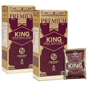 2 Boxes ORGANO King of Coffee, 100% Certified Ganoderma Lucidum (50 Sachets)