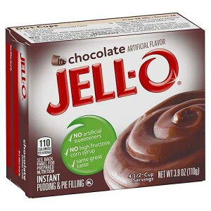 JELLO CX^g `R[g vfBO ~bNX (3.9 IX̔A6 pbN) Jell-O JELLO Instant Chocolate Pudding Mix (3.9oz Boxes, Pack of 6)