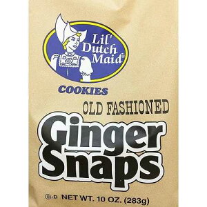 10�I���X�̃����Y�E�_�b�`�E���C�h�E�I�[���h�E�t�@�b�V�����h�E�W���W���[�E�X�i�b�v�E�N�b�L�[2�i�������Ƃ�2�܁j 2 x 10oz Lil's Dutch Maid Old Fashioned Ginger Snaps Cookies (Two Bags per order)