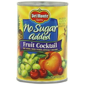 Del Monte Y (lHÖ) t[cJNe (3 pbN) 14.5 IX Del Monte No Sugar Added (Artificially Sweetened) Fruit Cocktail (3 Pack) 14.5 oz Cans