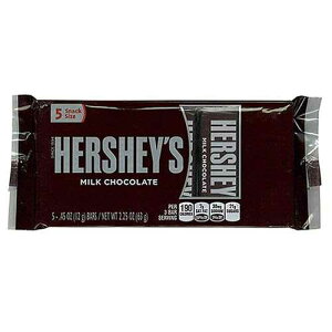 n[V[ ~N `R[g ~j o[ 1 pbN 5 Jbg 2.25 IX HERSHEY'S Hershey Milk Chocolate Mini Bars1pk 5ct 2.25oz