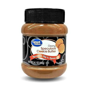 ���������ȃX�y�L�����X �N�b�L�[�o�^�[ 14.1�I���X (�N���[�~�[) Great Value Speculoos Cookie Butter 14.1oz (Creamy)