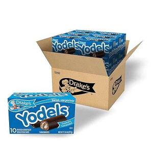 Drake's Yodels, 120 Twin-Wrapped Devils Food Cake Rolls (Pack of 12)