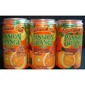 nCAT pbVIWW[Xi12ʁj Hawaiian Sun Passion Orange Juice (12 cans)
