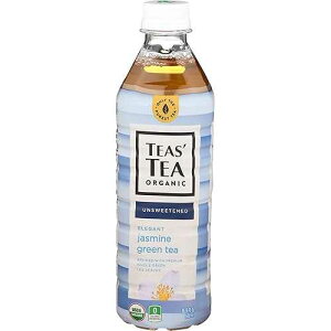 Tea's Tea 無糖ジャスミン緑茶、16.9 オンス Teas' Tea Tea's Tea Unsweetened Jasmine Green Tea, 16.9 oz