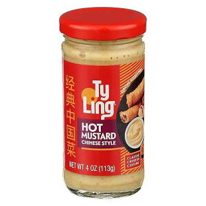 Ty Ling Hot Chinese Mustard, 4 Ounce Jars (Pack of 12)