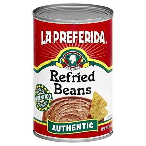 La Preferida Authentic Refried Pinto Beans ? Homemade taste of traditional creamy frijoles refritos. 4 simple ingredient, 16 oz (Pack of 24)
