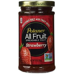 Polaner 100% VRXgx[ t[c Xvbh 10 IX (12 pbN) Polaner 100% All Natural Strawberry Fruit Spread 10 oz (Pack of 12)