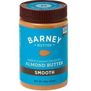 BARNEY A[ho^[A炩AȂA`qg݊AXLt[ApIth[APgA16 IX BARNEY Almond Butter, Smooth, No Stir, Non-GMO, Skin-Free, Paleo Friendly, KETO, 16 Ounce