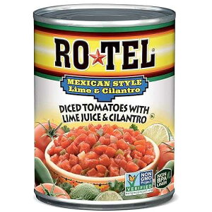 Ro-Tel ROTEL Mexican Style Lime and Cilantro Diced Tomatoes and Green Chilies, 10 oz. (Pack of 12)