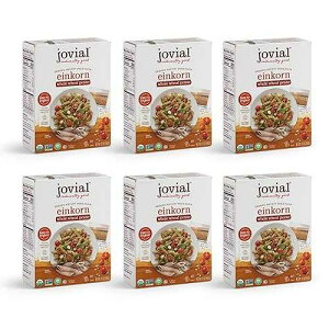 Jovial Einkorn 100% Organic Whole Wheat Penne Rigate - Einkorn Pasta, High Protein, Non-GMO, USDA Certified Organic, Lower Carb, Delicious Pasta Made in Italy - 12 Oz, 6 Pack