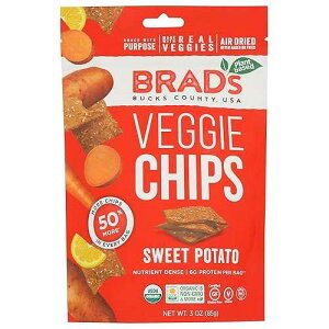 Brad's RawA`bvX Tc}C I[KjbNA3IX Brad's Plant Based Brad's Raw, Chips Sweet Potato Organic, 3 Ounce