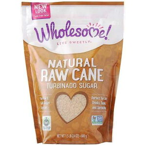 Wholesome Sweeteners ̃tFAg[hFTgELrA24 IX Wholesome Sweeteners Raw Fair Trade Certified Sugar Cane, 24 oz