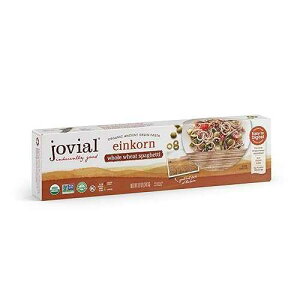 Tropical Traditions Jovial Spaghetti Einkorn Pasta Organic Whole Grain Spaghetti Non-GMO High Protein Lower Carb USDA Certified Organic Kosher Delicious Pasta Made In Italy 12 oz