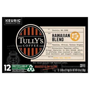 ^[YR[q[ nCAuh ^[YR[q[ L[O VOT[u KJbv|bh ~fBA[XgR[q[ 12 Tully's Coffee Hawaiian Blend Tully's Coffee Keurig Single-Serve K-Cup Pod